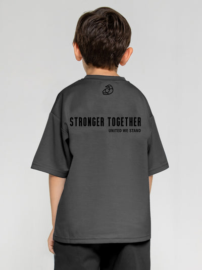 Kids Oversized Soft T-Shirt - Stronger Together