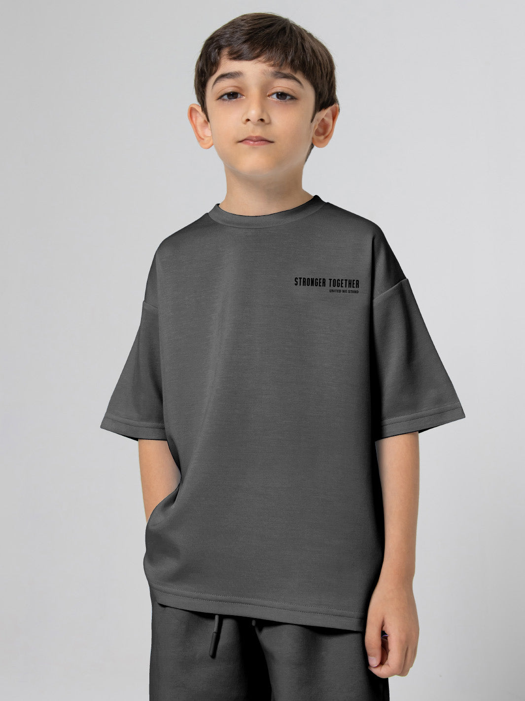 Kids Oversized Soft T-Shirt - Stronger Together