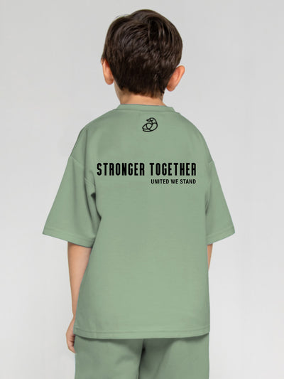 Kids Oversized Soft T-Shirt - Stronger Together