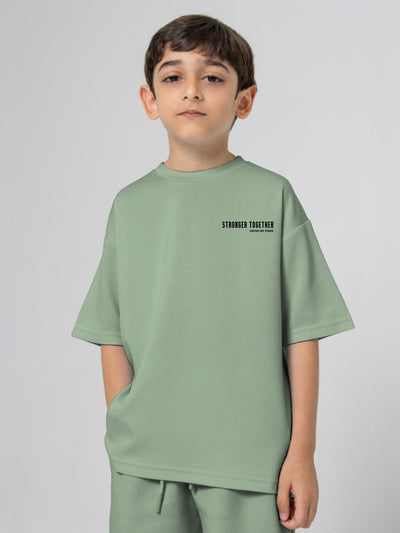 Kids Oversized Soft T-Shirt - Stronger Together