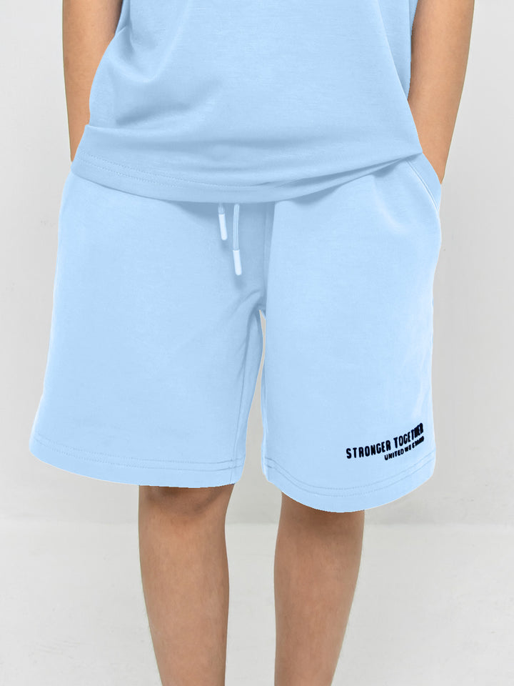 Kids OS Blended Cotton Shorts -Stronger Together