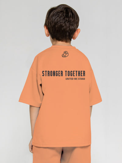 Kids Oversized Soft T-Shirt - Stronger Together