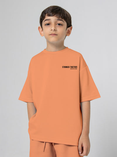Kids Oversized Soft T-Shirt - Stronger Together