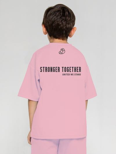 Kids Oversized Soft T-Shirt - Stronger Together