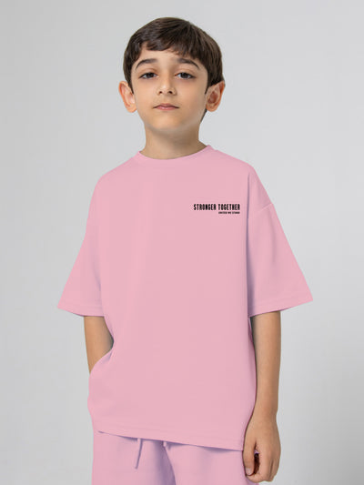 Kids Oversized Soft T-Shirt - Stronger Together