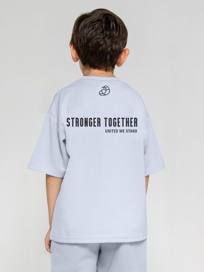 Kids Oversized Soft T-Shirt - Stronger Together