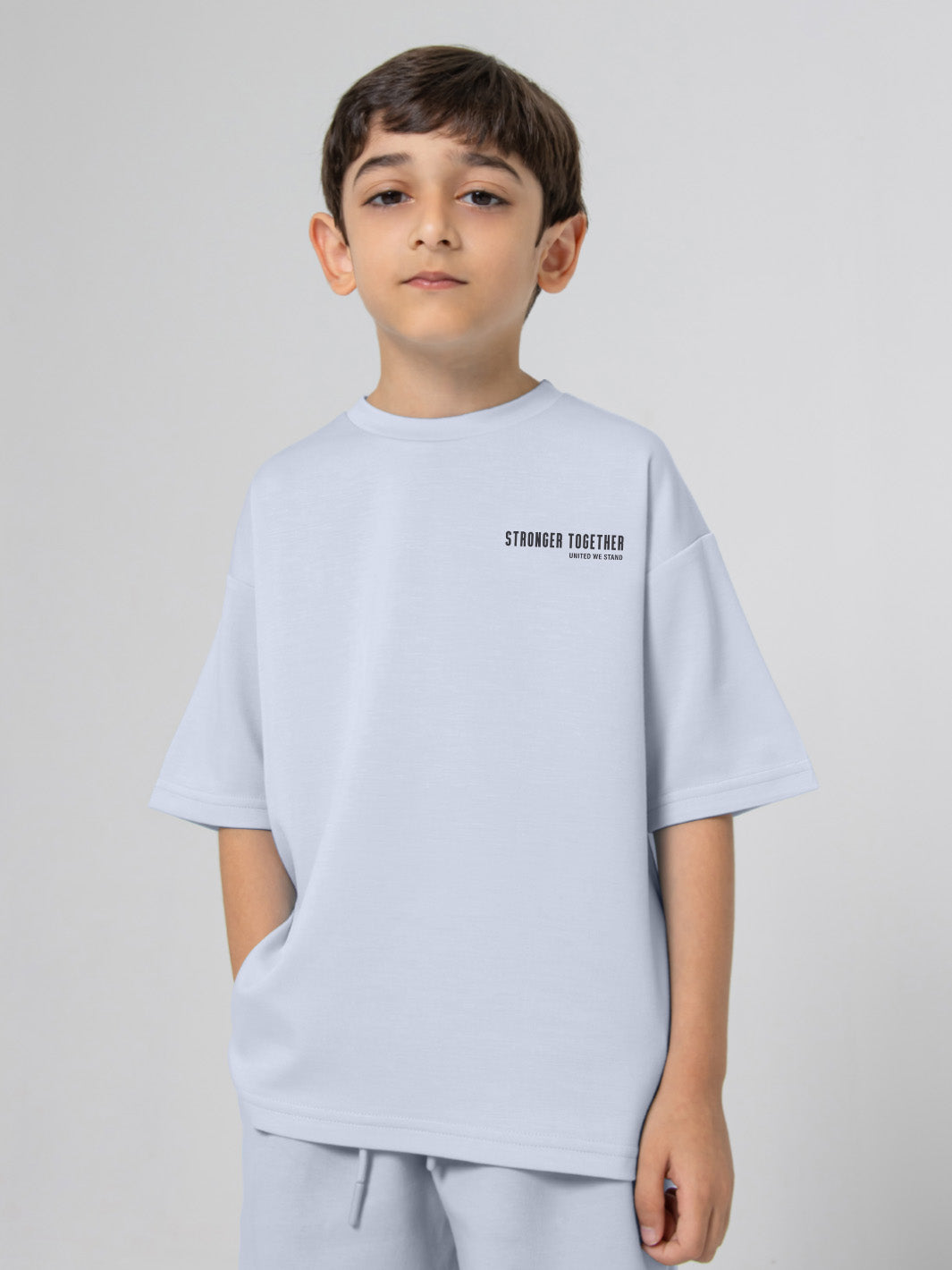 Kids Oversized Soft T-Shirt - Stronger Together