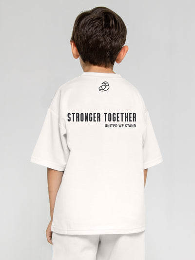 Kids Oversized Soft T-Shirt - Stronger Together