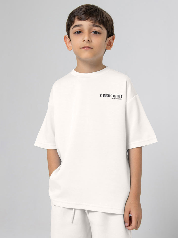 Kids Oversized Soft T-Shirt -Stronger Together