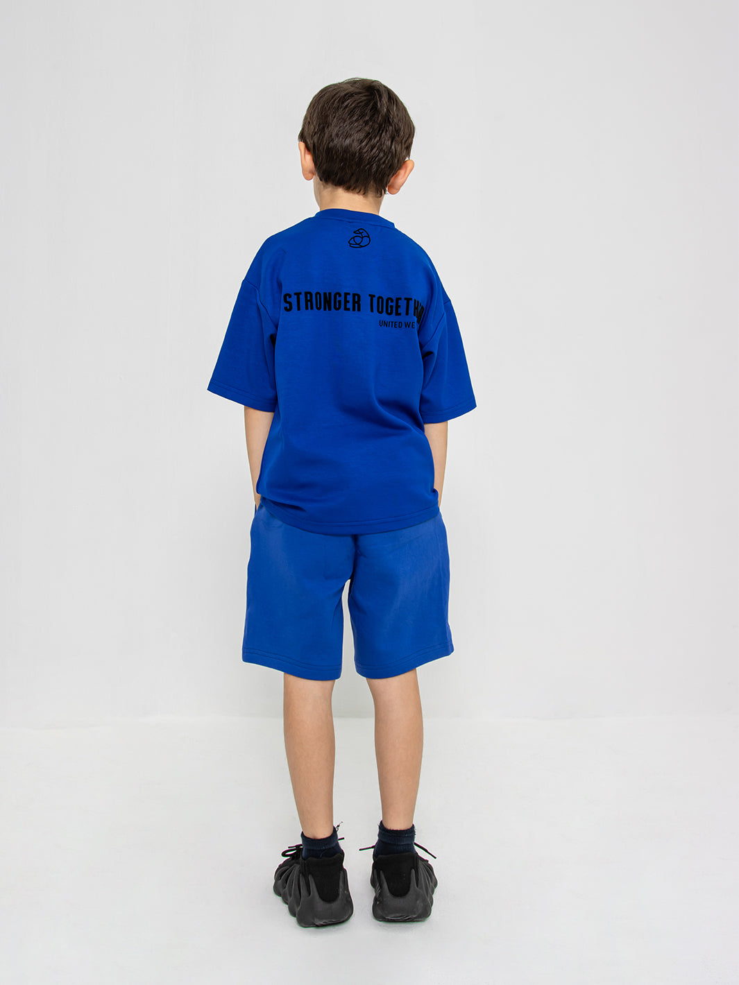 Kids Oversized Light Breathable T-Shirt - Stronger Together