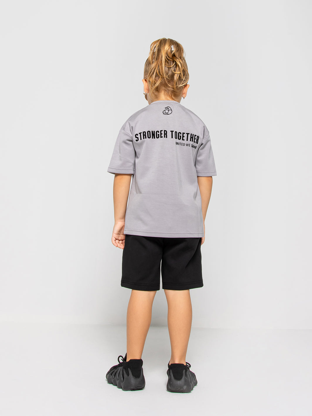Kids Oversized Light Breathable T-Shirt - Stronger Together