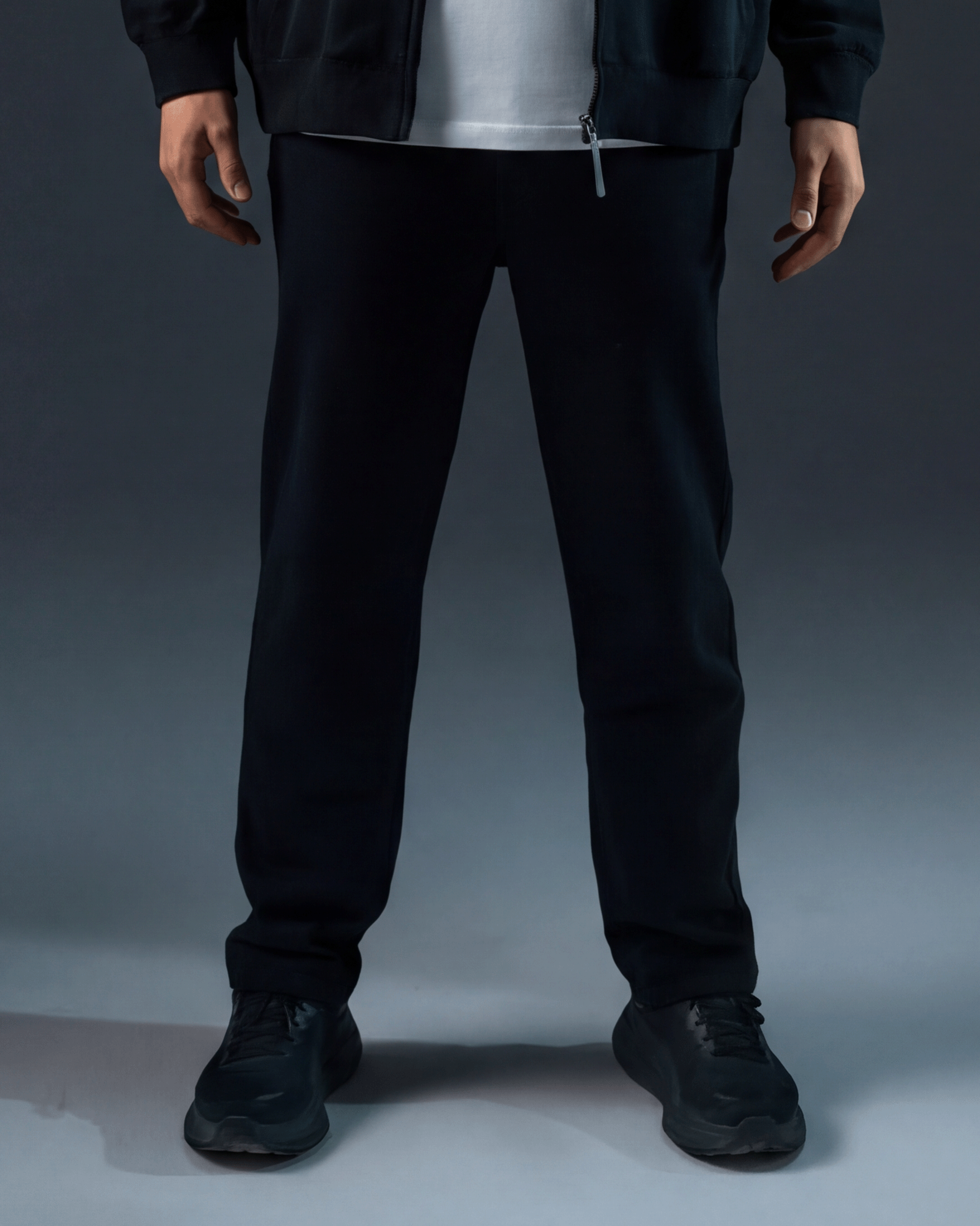 Embroidered Straight Leg Joggers