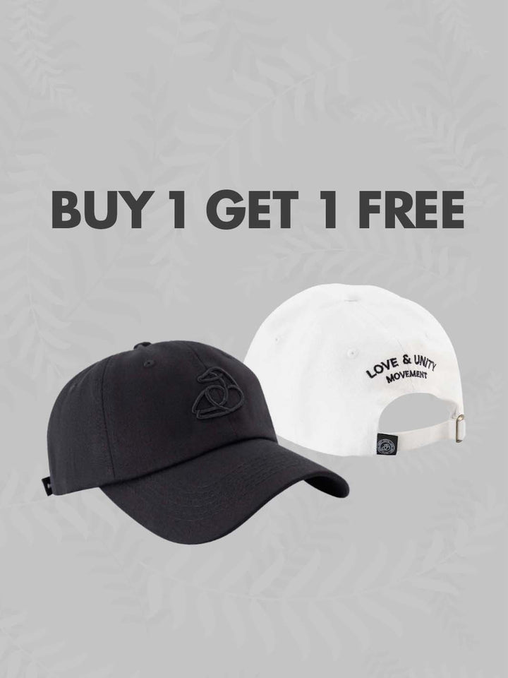 Black Unisex Batta Soft Cap Black Logo