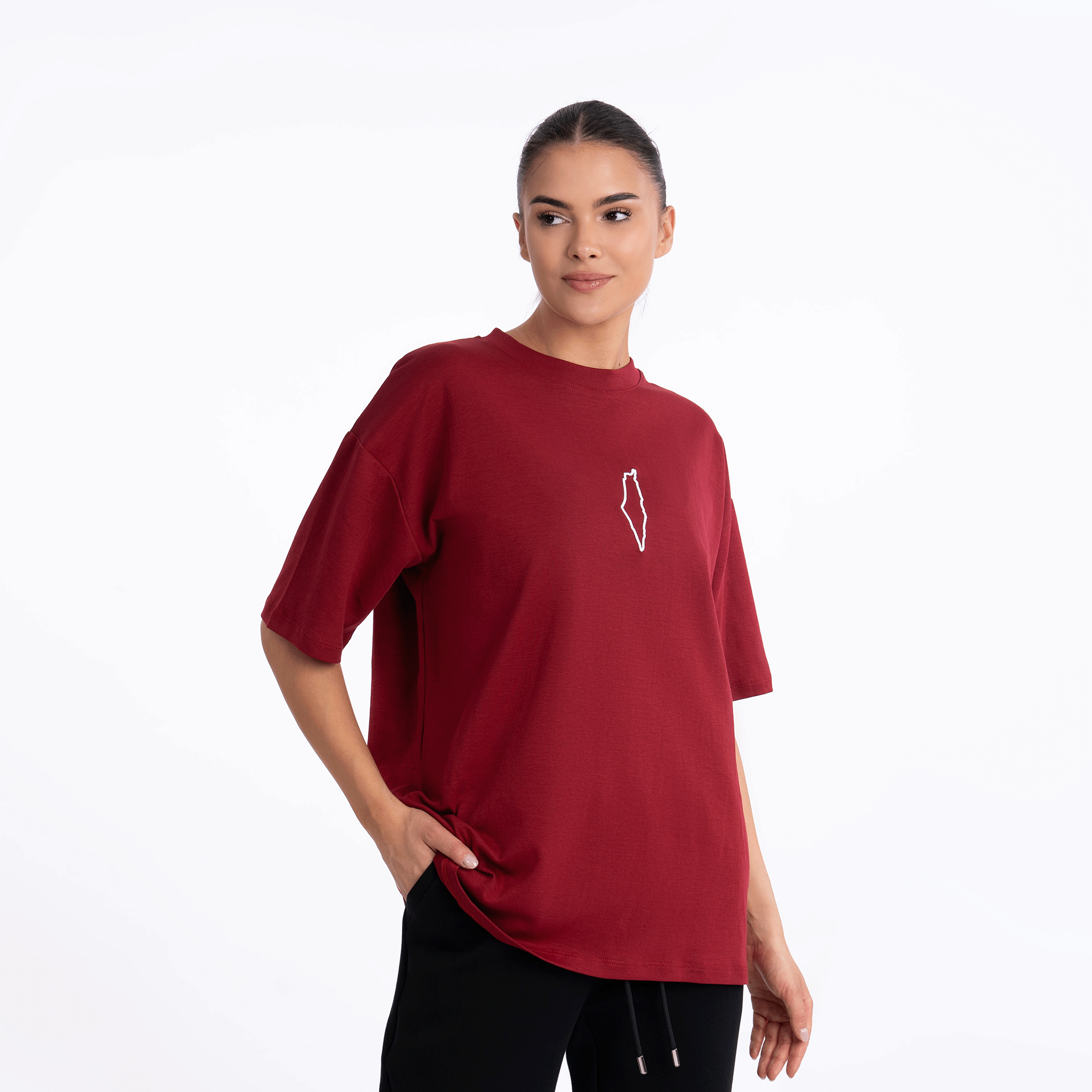 Women Oversized Palestine Tshirt