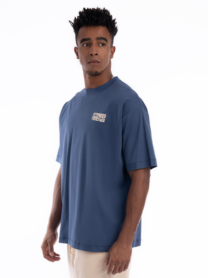 Men Oversized Stronger Together Graphic Tee