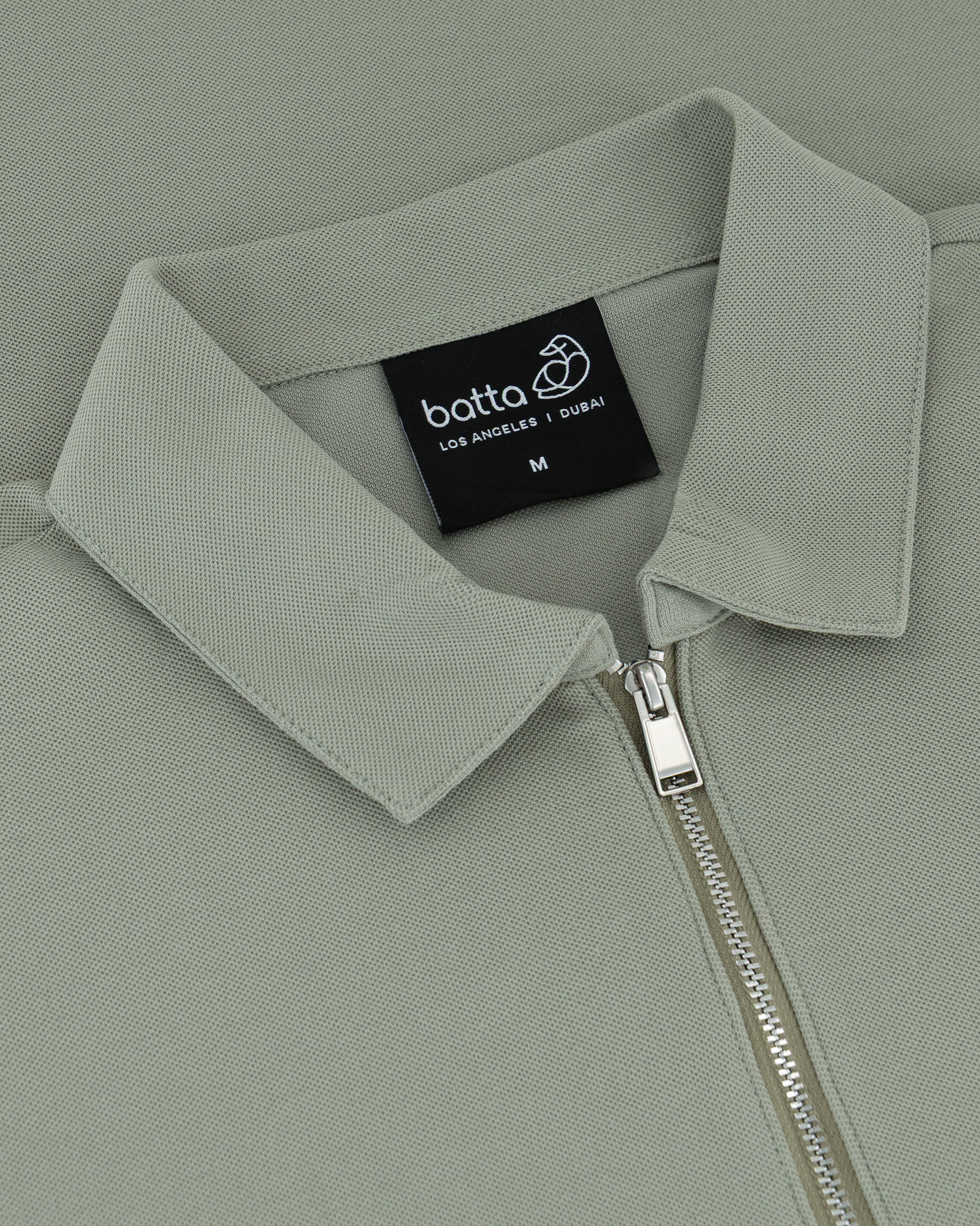 Half-Zip Textured Polo Shirt