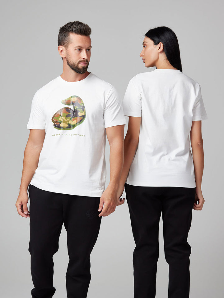 Unisex  Cotton T-Shirt - Geared for Adventure