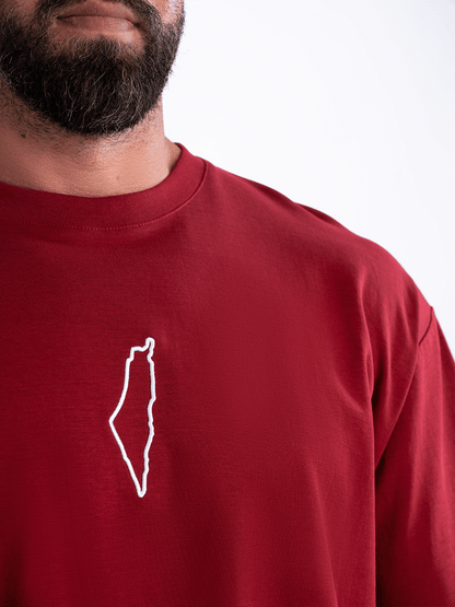 Men Oversized Palestine Tshirt