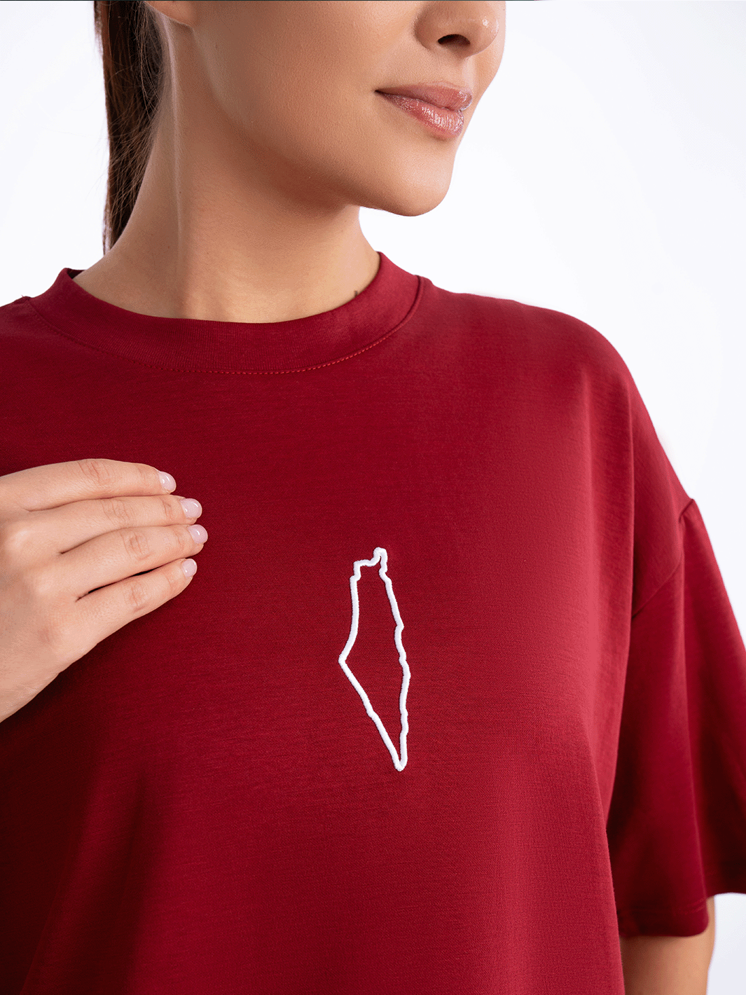 Women Oversized Palestine Tshirt