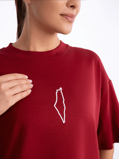 Women Oversized Palestine Tshirt