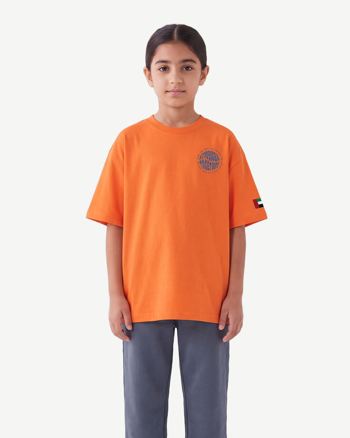 Kids Global Unity Graphic Tee UAE Flag Edition