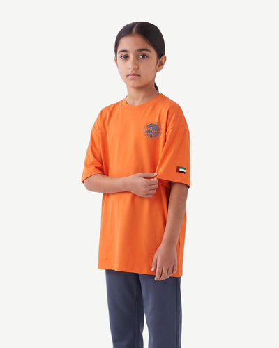 Kids Global Unity Graphic Tee UAE Flag Edition