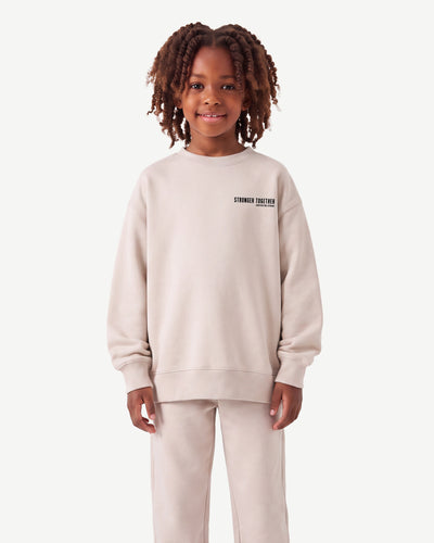 STKOS  Kids Sweatshirt Stronger Together