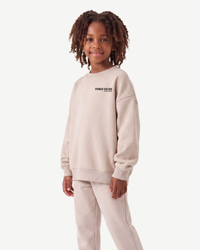 STKOS  Kids Sweatshirt Stronger Together