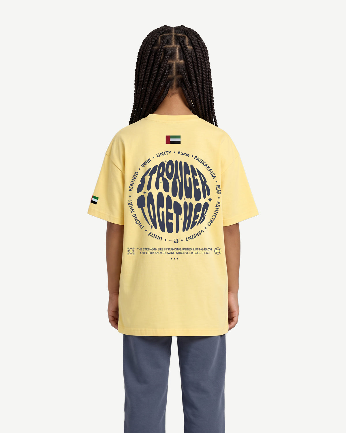 Kids Global Unity Graphic Tee UAE Flag Edition