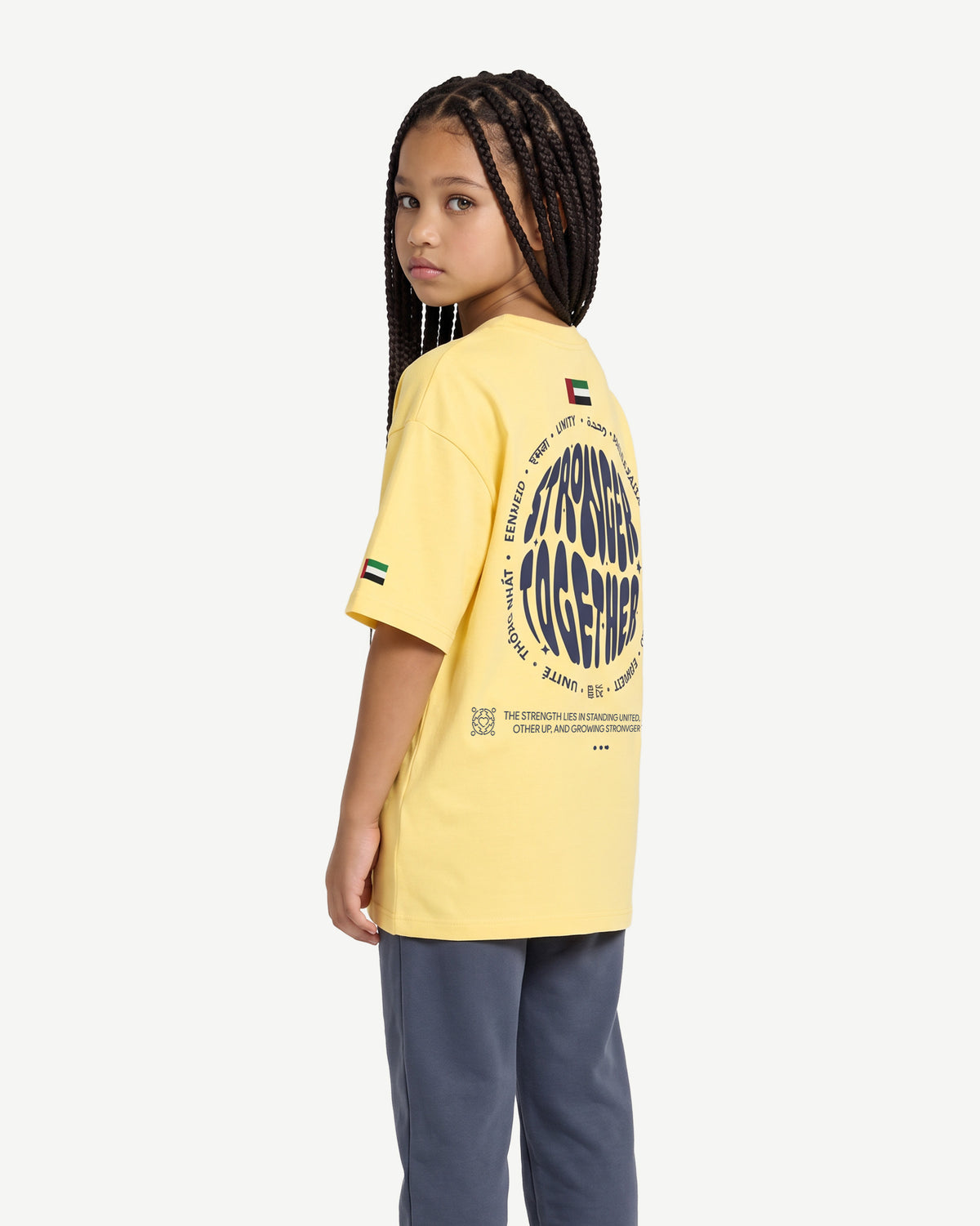 Kids Global Unity Graphic Tee UAE Flag Edition