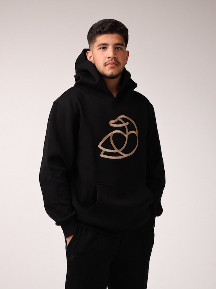 Men AD03 Soft Flat Embroidery Hoodie