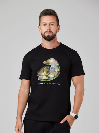 Men Cotton T-Shirt - Geared for Adventure
