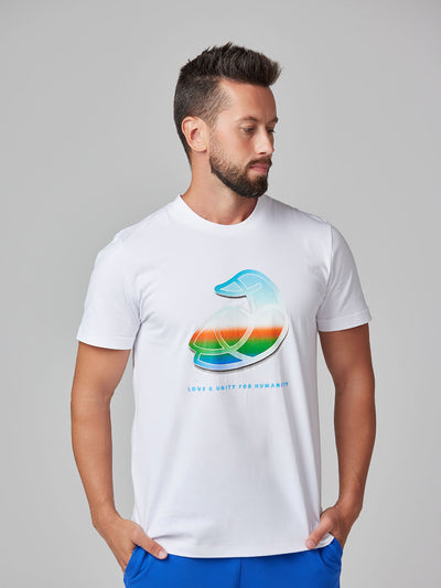 Men Cotton T-Shirt  Love & Unity for Humanity
