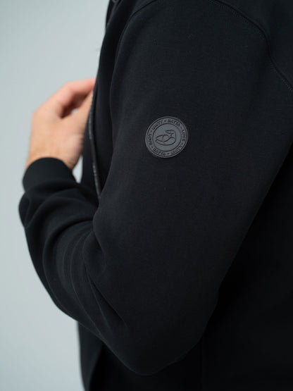 H07BK Black Zip Women Hoodie